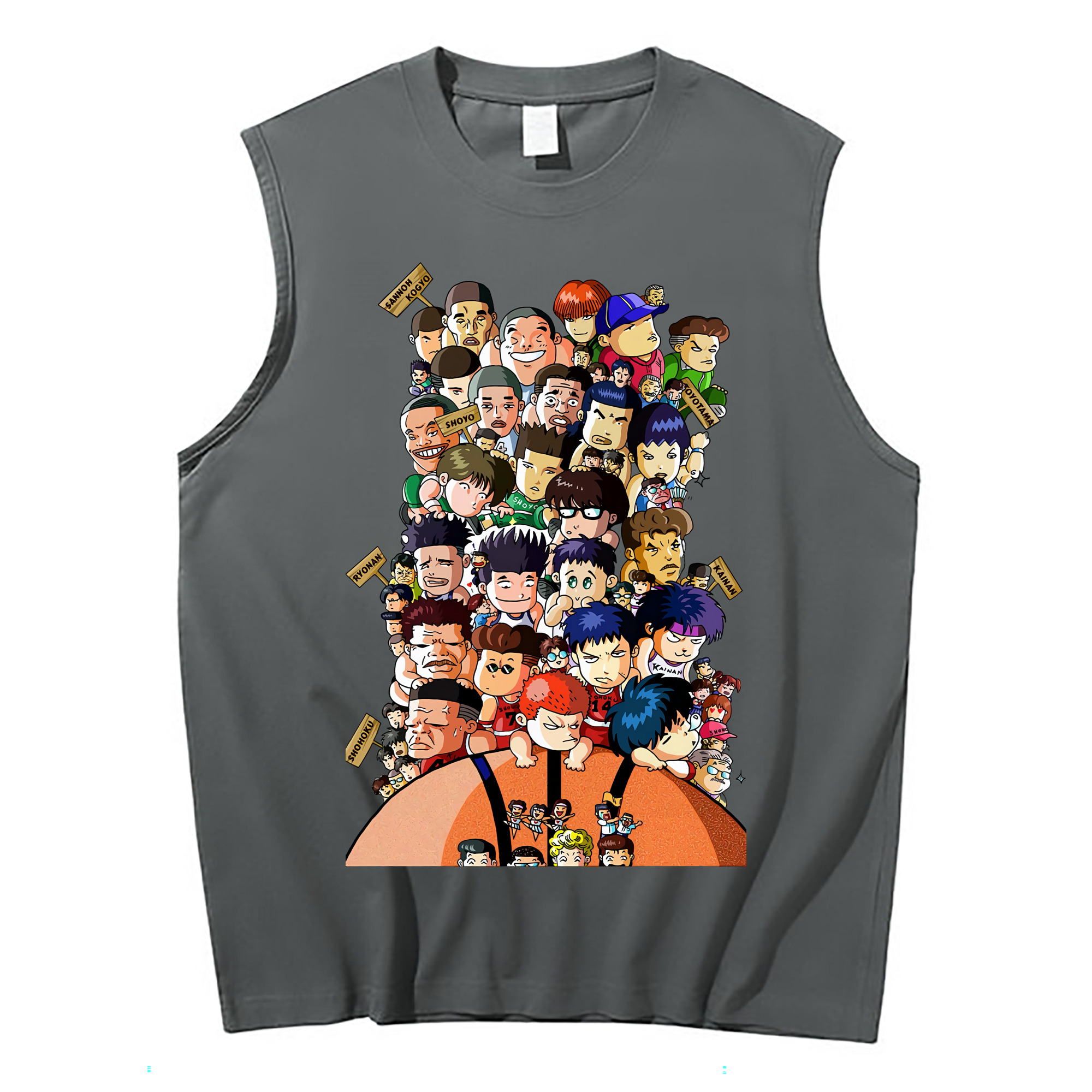 （画像用） SLAM DUNK／スラムダンク コットン100％タンクトップ（フロントプリント）